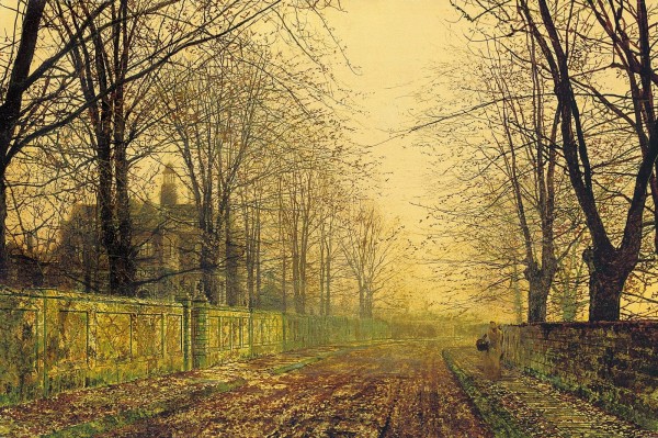 The Sere and Yellow Leaf by John Atkinson Grimshaw